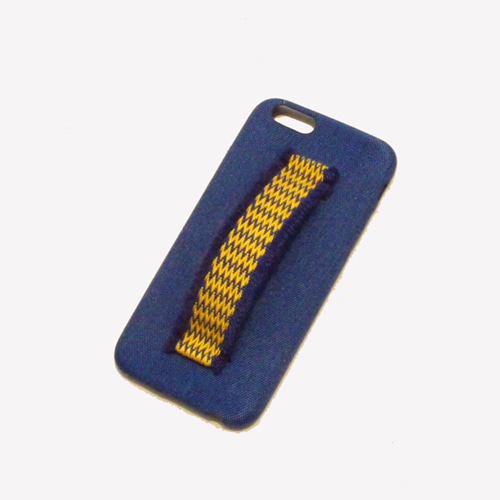 [러쉬오프] Zigzag Holding Belt Phonecase- Blue /지그재그 홀딩벨트 아이폰케이스-블루