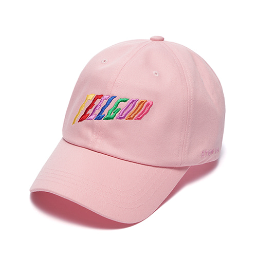 [스티그마] RAINBOW BASEBALL CAP - PINK