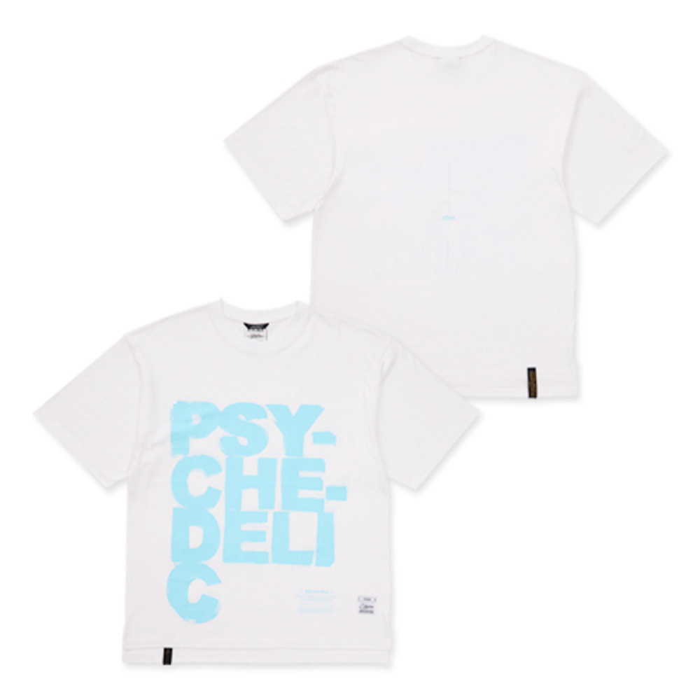 [스티그마] Psychedelic Oversized Short Sleeves T-Shirts - White