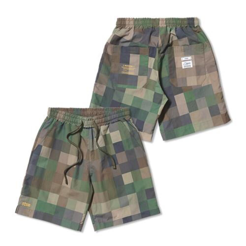 [스티그마]  Square Camouflage Short Pants Green