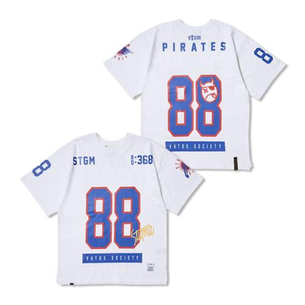 [스티그마]  88 Football Oversized Short Sleeves T-Shirts White