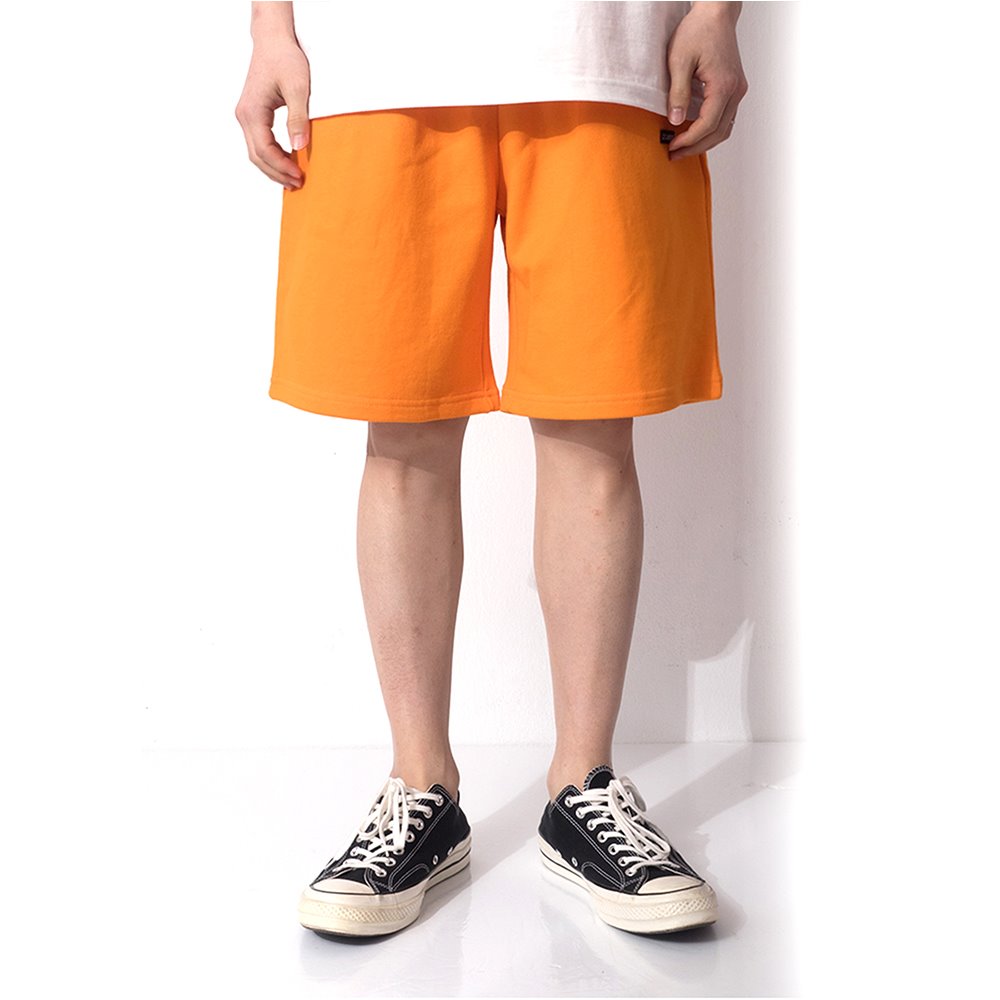 [큐티에잇] WA Mini Wappen Sweat Shorts (Orange)