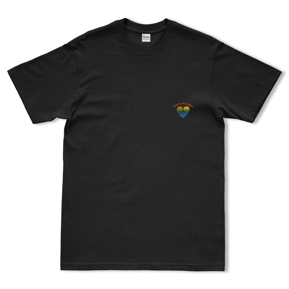 [키매]  colorful heart half t-shirt