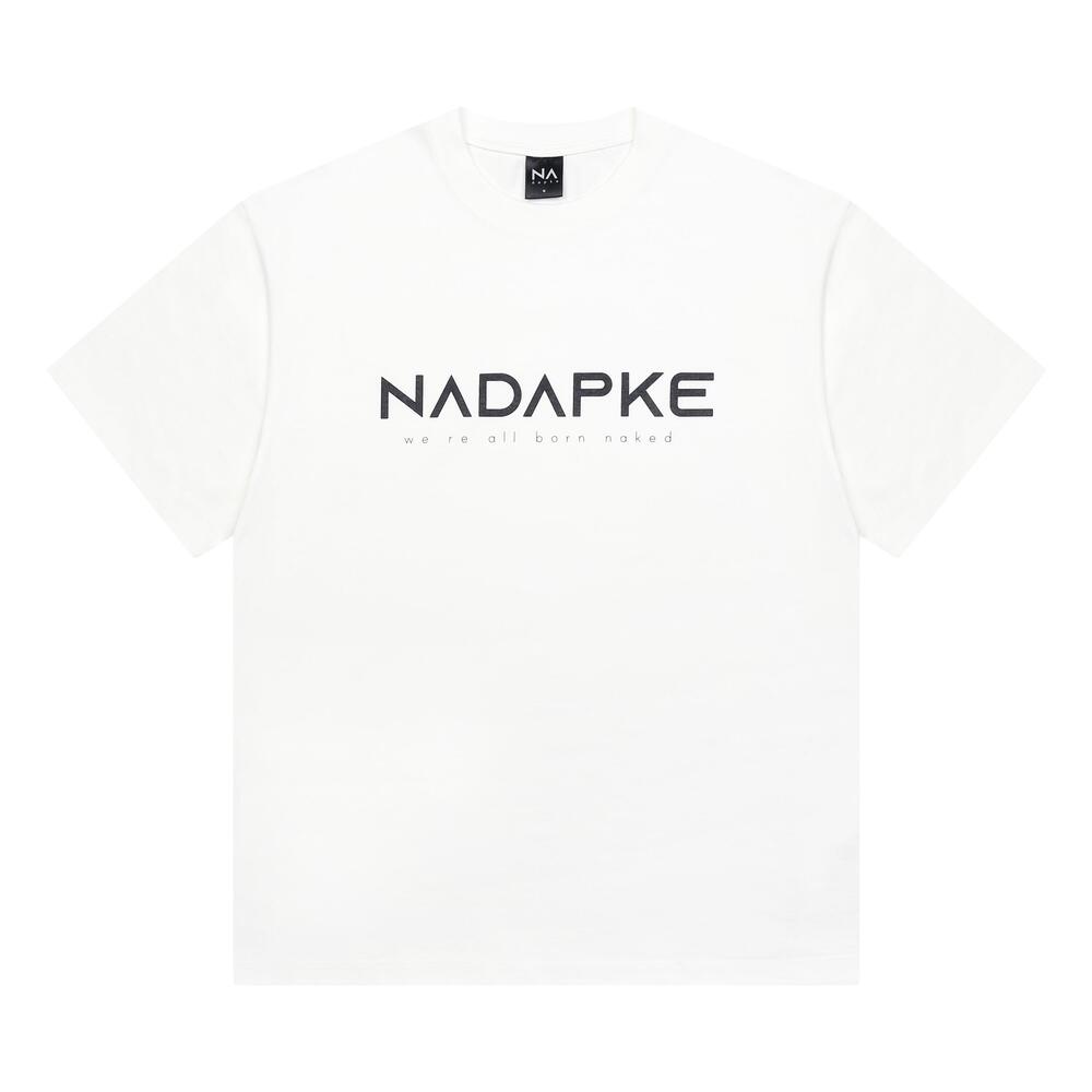 NADAPKE logo T-shirt (화이트/블랙)