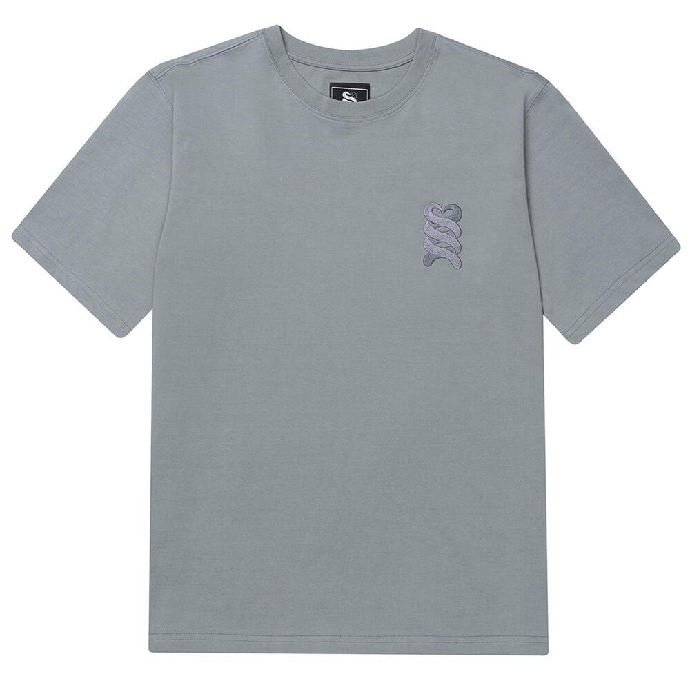 LOGO embroidery T-shirt (그레이)