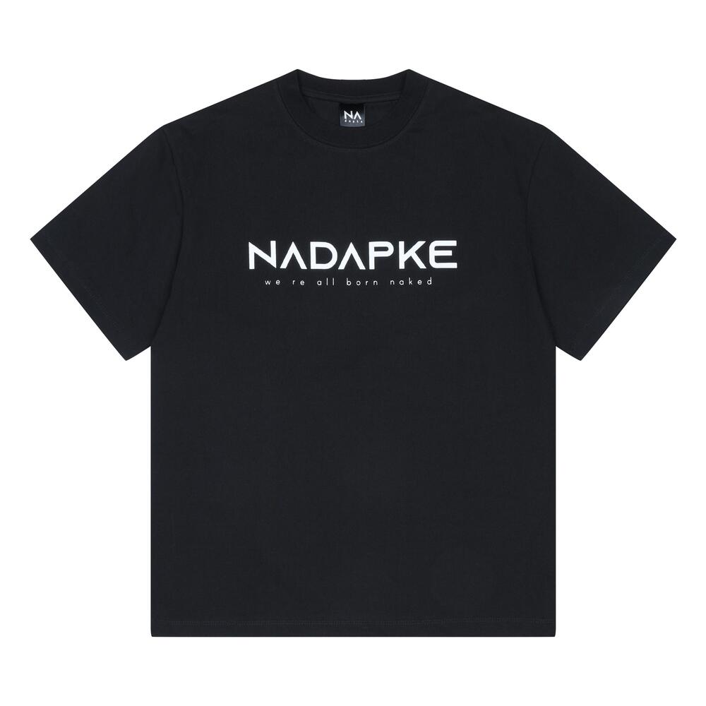 NADAPKE logo T-shirt (화이트/블랙)