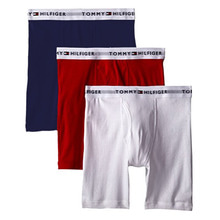 [타미힐피거] Cotton Boxer Brief 3pack - Navy/Red/White