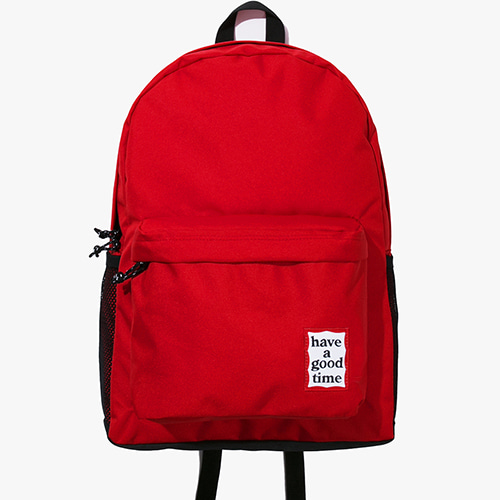 [해브어굿타임] Frame Backpack - Red