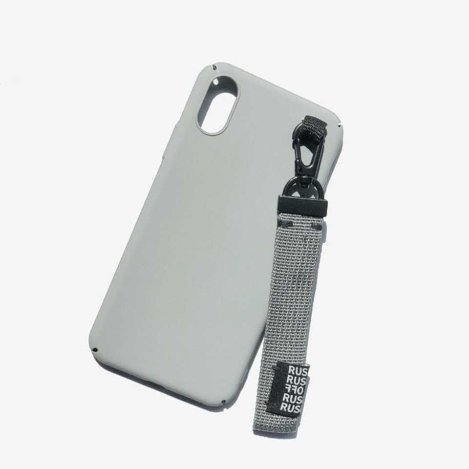 [러쉬오프] Unisex Casual Belt Keyring I-Phone Case-Gray / 캐주얼 벨트키링 아이폰케이스-그레이