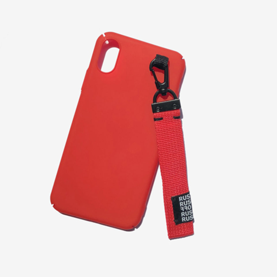[러쉬오프] Unisex Casual Belt Keyring I-Phone Case-Red / 캐주얼 벨트키링 아이폰케이스- 레드