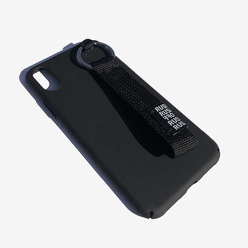 [러쉬오프] Newness Casual Belt Kyering IPhone Case - Black / 뉴니스 캐주얼 벨트 키링 아이폰케이스 - 블랙