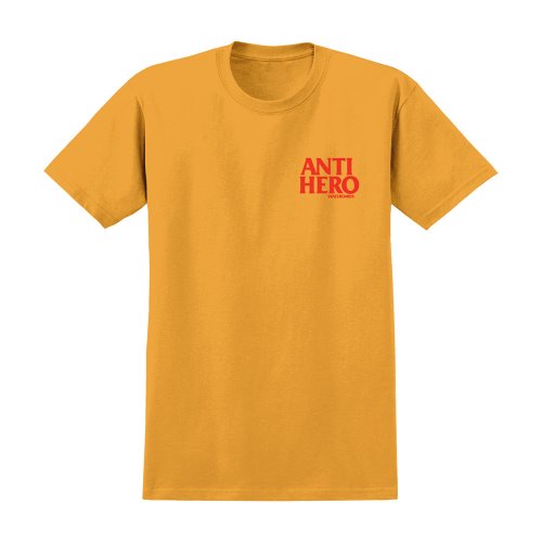 [안티히어로] LIL BLACKHERO S/S T-Shirt - GOLD/RED 51020267P