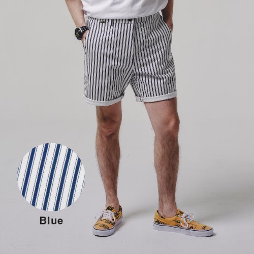[스테이지 네임] STRIPE shorts_BLUE