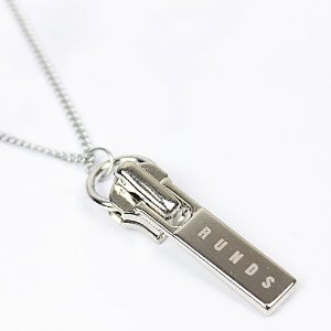 [런디에스] zipper pendant necklace