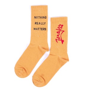 [정글스] Nothing Really Matters socks - Mustard