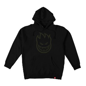 [스핏파이어] BIGHEAD Pullover Hooded Sweatshirt - BLACK/OLIVE 53110020AU