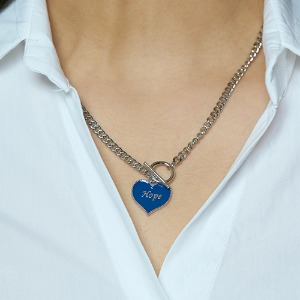 [하와] Hope heart tokeul necklace