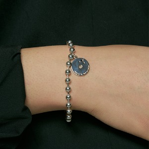 [하와] Midnight ball chain bracelet