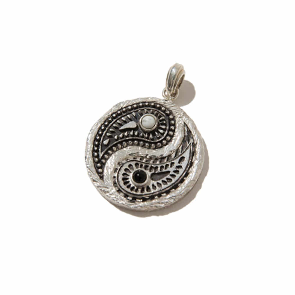 [크루치] Yin and Yang Necklace (silver)