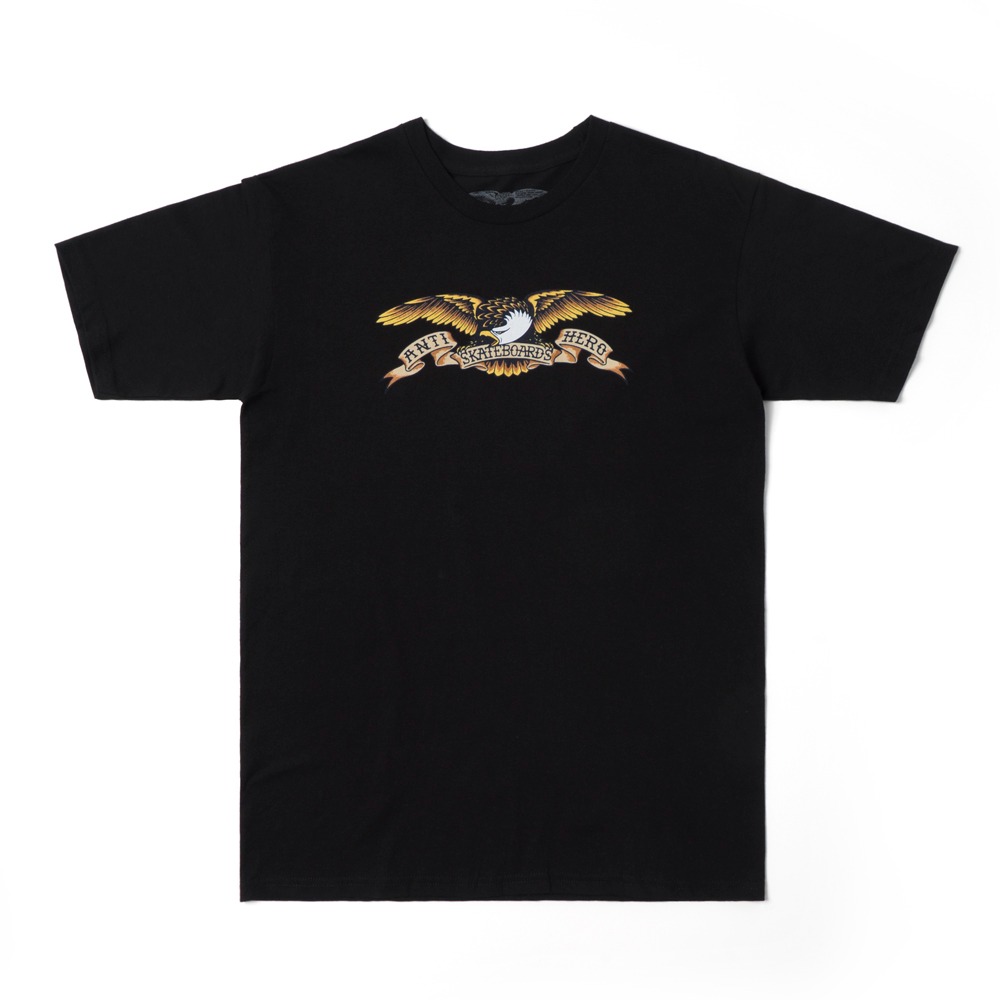 [안티히어로] EAGLE S/S T-Shirt BLACK/ MULTI-COLORED 51020001A