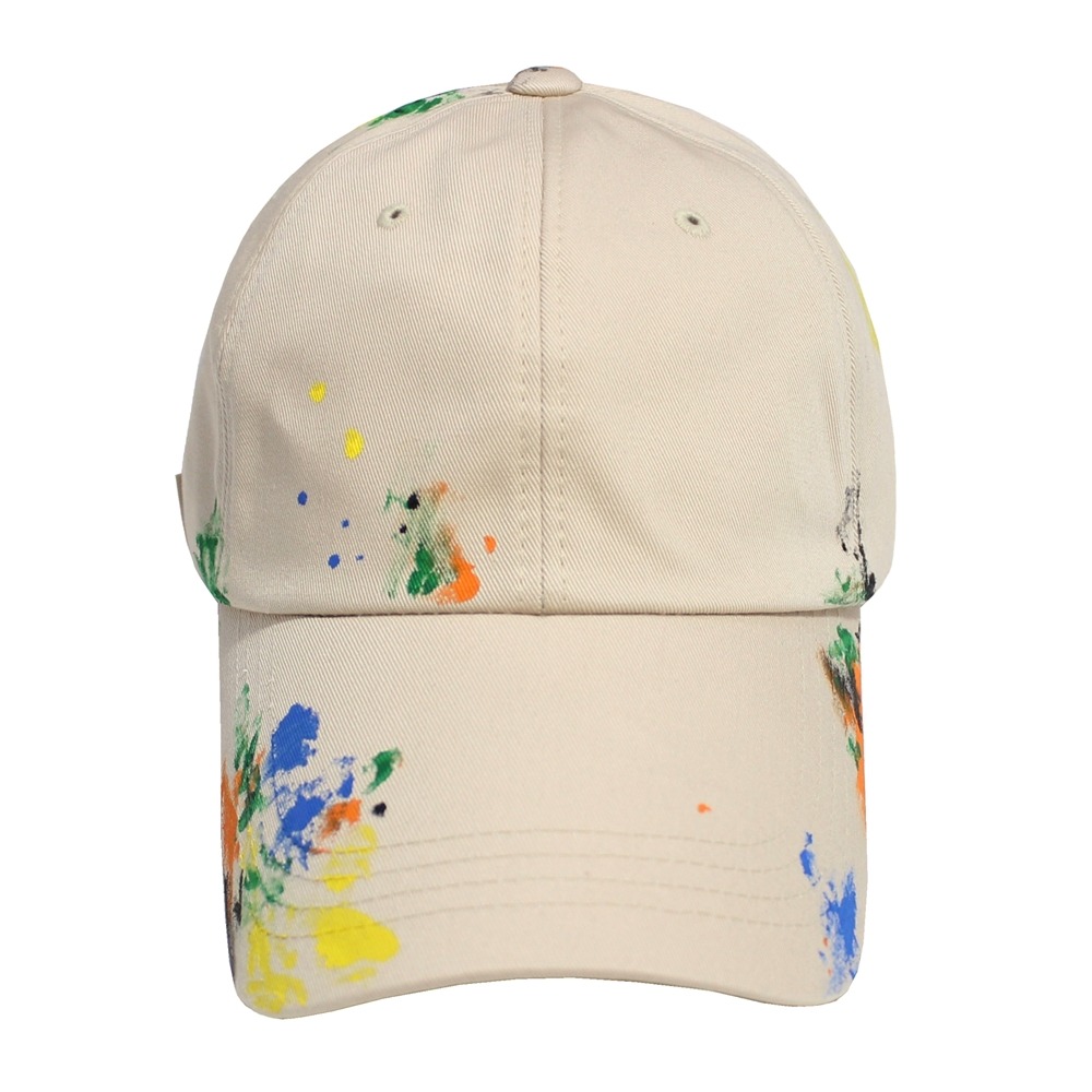 [런디에스] painting overfit cap (beige)