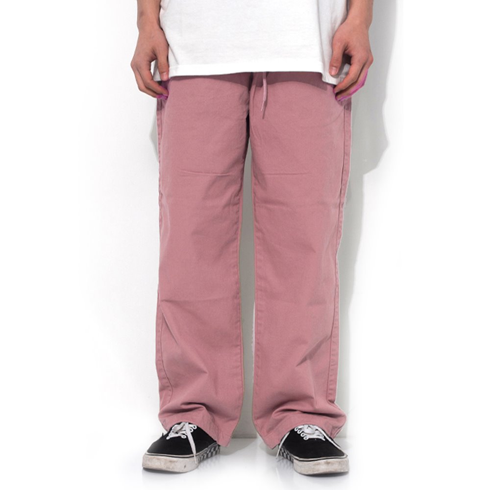 [큐티에잇] WA Cotton Wide Banding Pant (Pink)