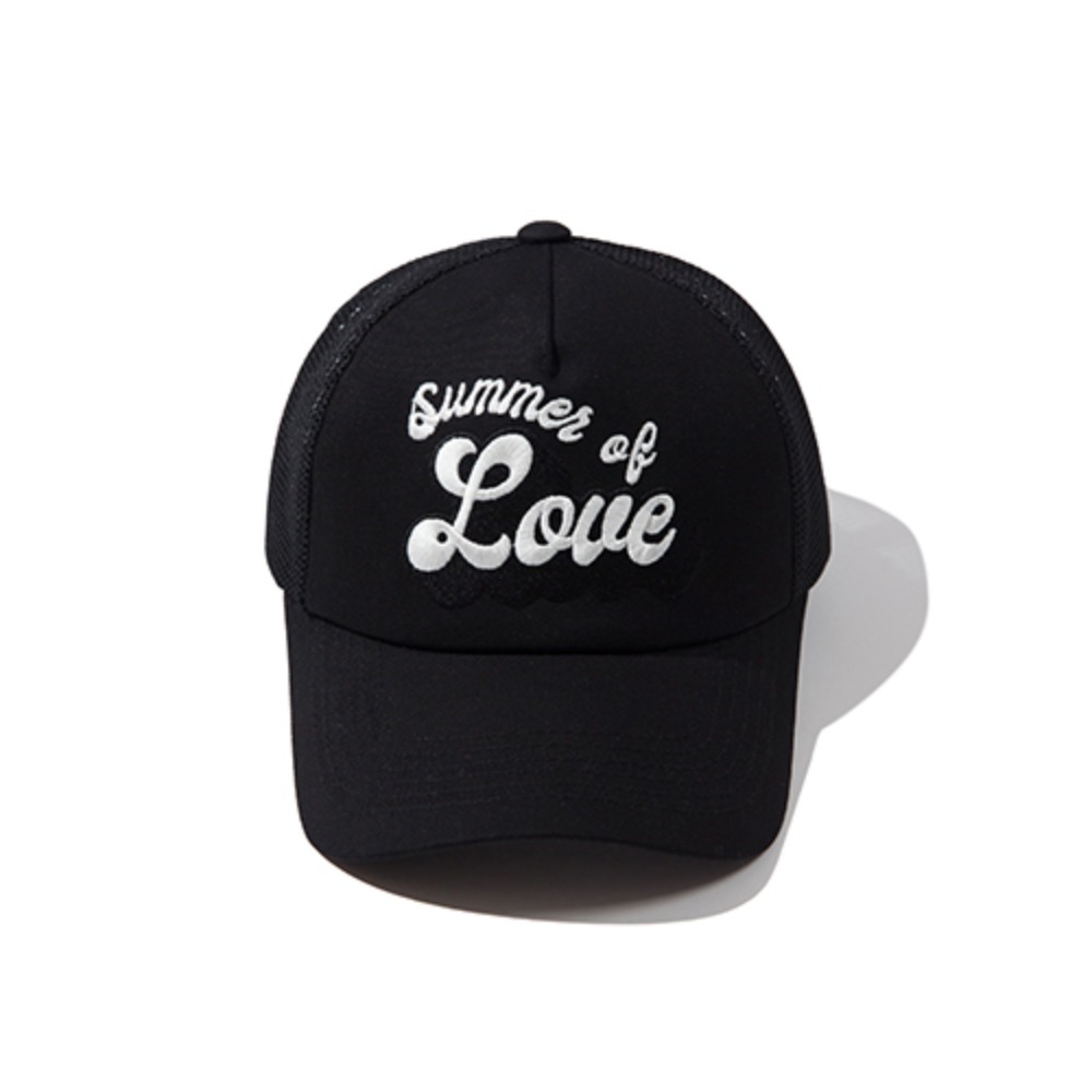 [크루치] SUMMER OF LOVE MESH CAP (BLACK)