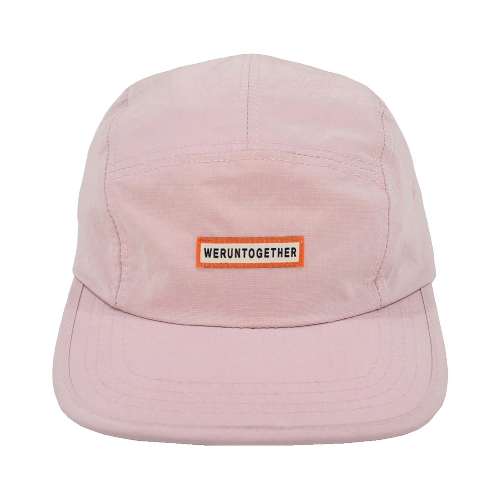 [런디에스] slogan camp cap (pink)