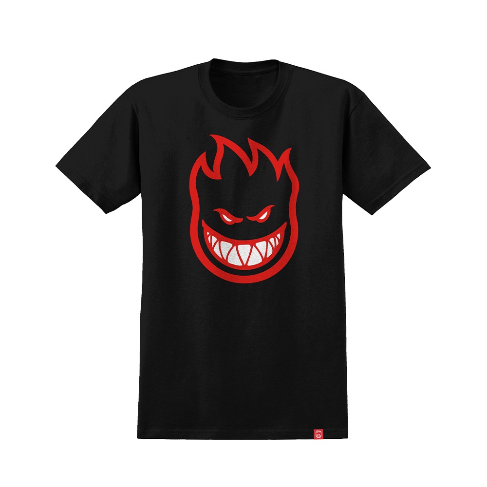 [스핏파이어] BIGHEAD FILL S/S T-Shirt - BLACK (RED &amp; WHITE Print) 51010001ID