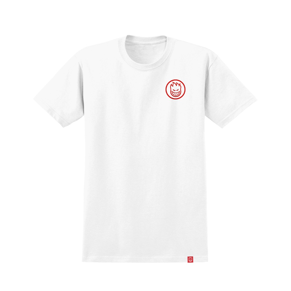 [스핏파이어] CLASSIC SWIRL S/S T-Shirt - WHITE (RED Prints) 51010238BJ