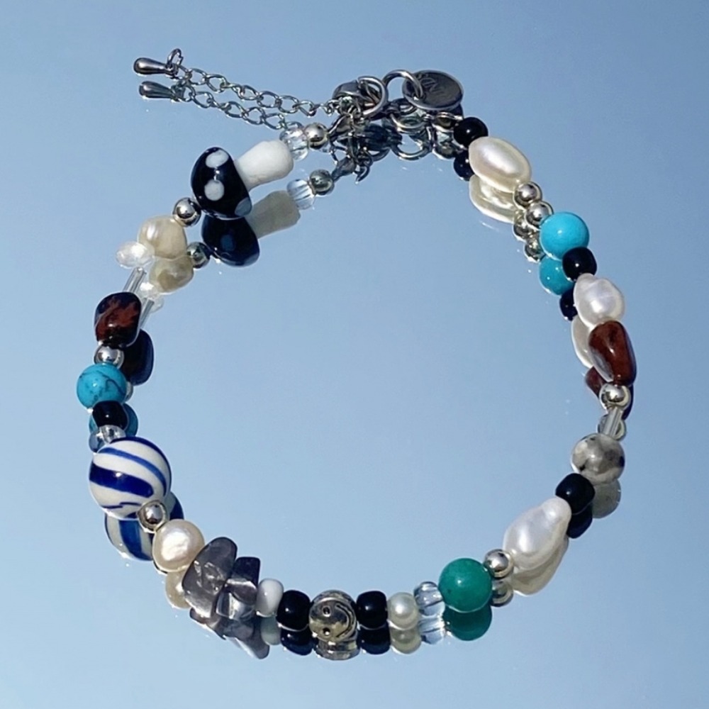 [런디에스] multi beads bracelet 03
