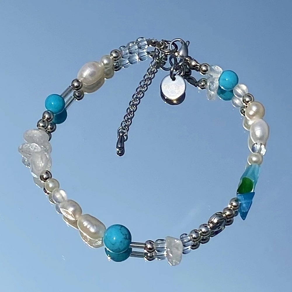 [런디에스] multi beads bracelet 01