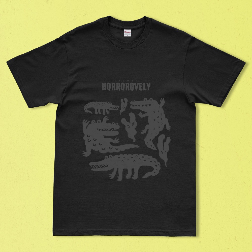 [키매] HORROROVELY half t-shirt
