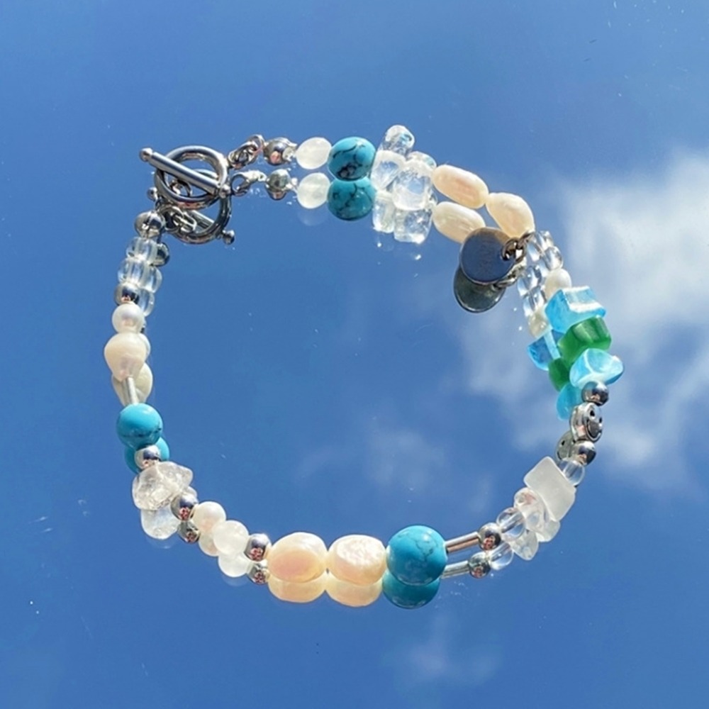 [런디에스] multi beads bracelet 01