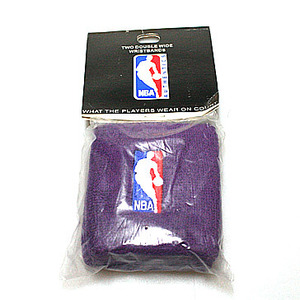 NBA Logo Man Wrist Bands Purple